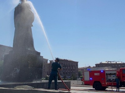 Փրկարարները նոր շունչ են տվել Երևանի հուշարձաններին․ իրականացվել են լվացման ու մաքրման աշխատանքներ