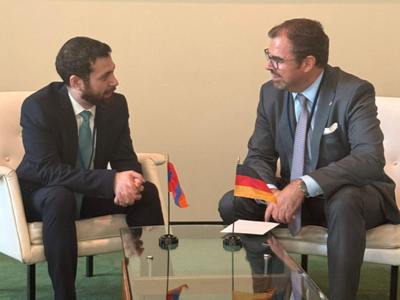 Armenia deputy FM, Germany Foreign Office minister of state discuss current situation in South Caucasus