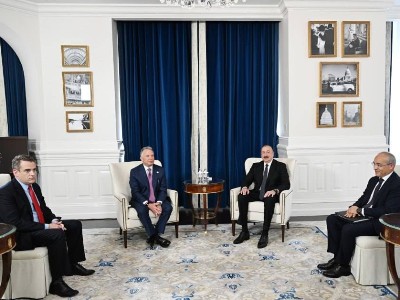 Trump's special envoy, Azerbaijan leader meet, parties sign document
