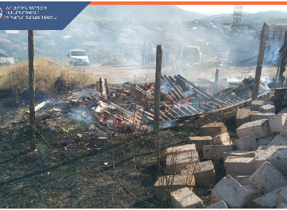 Բերդավանում վագոն-տնակ է այրվել