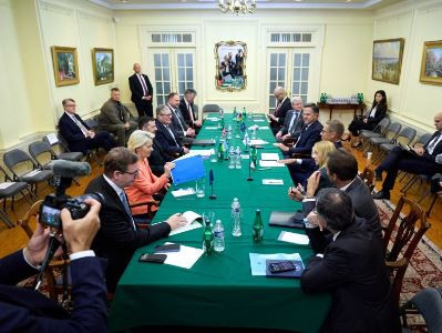 Зеленский до встречи с президентом США провел переговоры с европейскими лидерами