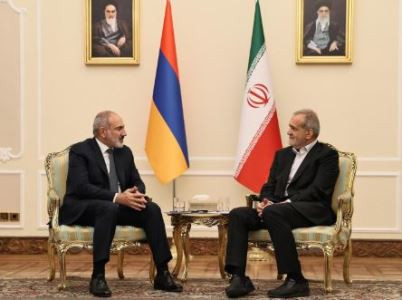 Опубликовано совместное заявление премьер-министра Армении и президента Ирана