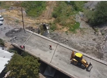 Հիմնանորոգվում է Քասախ գետի վրայով անցնող կամուրջը