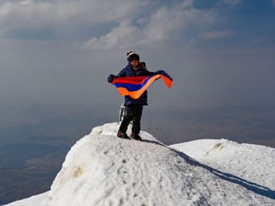 Most difficult was lack of oxygen, slippery rocks: Vardan, 9, from Yerevan conquers peak of Mount Ararat