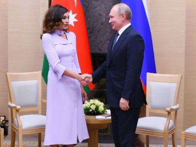 Путин поздравил Мехрибан Алиеву с днем рождения