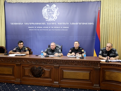 Նոր ուսումնական տարվա մեկնարկին ընդառաջ՝ աշխատանքային խորհրդակցություն ՆԳՆ ոստիկանությունում