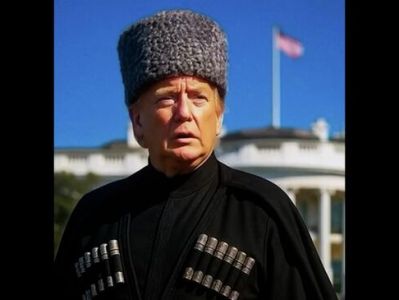 Кадыров опубликовал видео с Трампом в чеченском национальном костюме