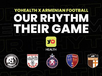 YoHealth-ը դարձել է հայկական 5 ֆուտբոլային ակումբների հովանավոր