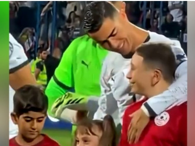 I didn’t sleep all night, I was waiting for the match with Ronaldo: How Armenian boy Ruben’s dream came true