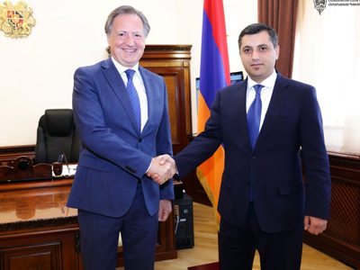 Նոր թափ կհաղորդվի ՀՀ-Իտալիա իրավապահ համագործակցությանը. Արթուր Նահապետյանը ընդունել է դեսպան Ֆերրանտին
