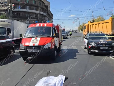 Մահվան ելքով վրաերթ՝ Երևանում. վրաերթ կատարած ավտոմեքենան դիմել է փախուստի