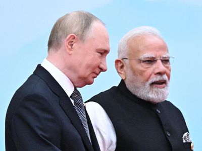 Путин поздравил премьер-министра Индии с 75-летием