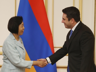 Alen Simonyan and Su Hui address Armenia-Azerbaijan peace process issues