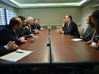Վահագն Խաչատուրյանը հանդիպում է ունեցել Libra Group-ի գործադիր նախագահ Ջորջ Լոգոթեթիսի հետ
