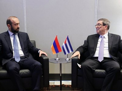 Արարատ Միրզոյանը Կուբայի ԱԳ նախարարին է ներկայացրել խաղաղության պայմանագրի շուրջ ձեռք բերված պայմանավորվածությունները