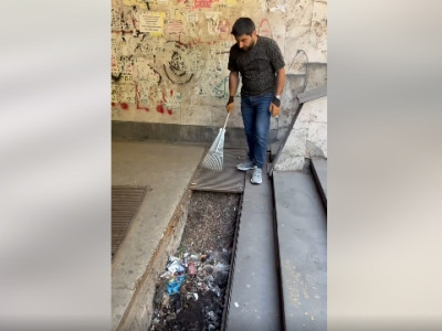 Երևանն ունի կապիտալ սանմաքրման կարիք. Հայրումյանը ցույց է տալիս խցանված անձրևատարը (վիդեո)