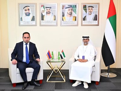 Territorial administration, infrastructure minister in UAE, presents solar energy development trends in Armenia