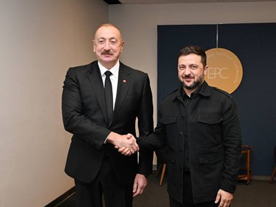 Զելենսկին պատմել է Ալիևի հետ իր հանդիպման մասին. քննարկեցինք հնարավոր գործընկերությունը պաշտպանական ոլորտում