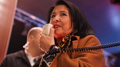 Экс-президент Грузии обвинила власти в провокации