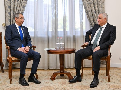 Մհեր Գրիգորյանն ու Ղազախստանի դեսպանը մտքեր են փոխանակվել համագործակցության հնարավոր նոր ուղղությունների շուրջ