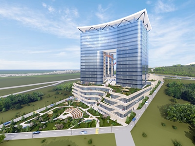 DALAN TECHNOPARK․ հիմնակմախքի 80%-ը պատրաստ է, 2 մասնաշենքերը միացված են, մեկնարկել է միասնական հարկերի շինարարությունը
