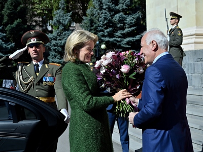 President Khachaturyan to Queen Mathilde: Armenia-Belgium partnership can take on new quality