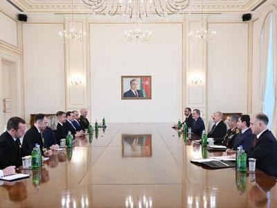 Ալիեւն ընդունել է ԱՄՆ Կենտրոնական հրամանատարության հրամանատար Բրեդ Քուպերին