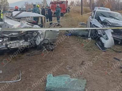  Քուչակում բախվել են «Volvo»-ն ու «VAZ 2106»-ը. կա 1 զոհ, 4 վիրավոր, այդ թվում՝ անչափահասներ. Shamshyan.com