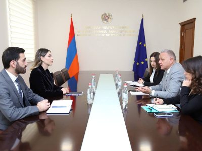 ԵՄ–ն 5.5 միլիոն եվրոյի փոխանցել է ՀՀ պետական բյուջե. Սրբուհի Գալյանն ընդունել է ԵՄ դեսպան Վասիլիս Մարագոսին