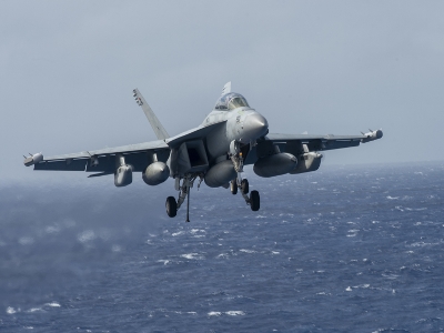 US Navy fighter jet, helicopter crash in South China Sea