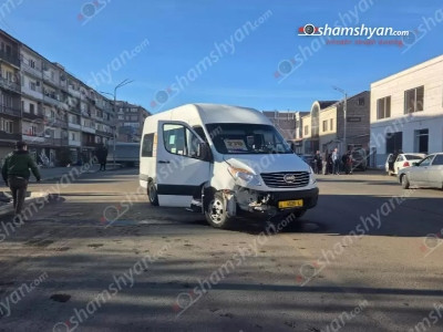 Հրազդան քաղաքում բախվել են Երևան - Հրազդան երթուղին սպասարկող մարդատար «Գազել»-ն ու «Opel»-ը. կան վիրավորներ