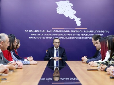 Աշխատանքի և սոցիալական պաշտպանության ոլորտի մի շարք մասնագետներ պարգևատրվել են շնորհակալագրերով
