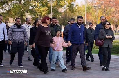 «Մեր ձևով» շարժման անդամները չնախատեսված այցով Վաղարշապատ համայնքում էին