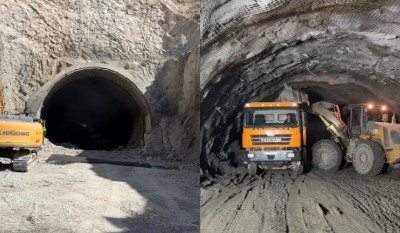 Հյուսիս-հարավի Քաջարան-Ագարակ հատվածում թունելներ են կառուցվում (վիդեո)