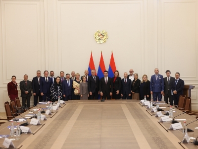 Ален Симонян принял глав аккредитованных в Армении дипломатических миссий стран-членов ЕС