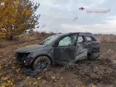 Ոսկետափում բախվել են «Dodge»-ն ու «Howo» բեռնատարը. «Dodge»-ը հայտնվել է դաշտում. կա վիրավոր