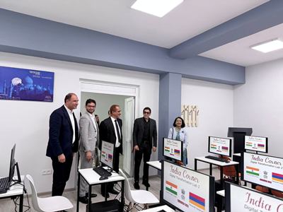 ՀՀ-ում Հնդկաստանի դեսպանության ջանքերով ՀՊՏՀ-ի Գյումրու մասնաճյուղում «թվային վերափոխման լսարան» է բացվել