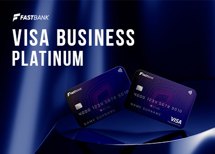 Ֆասթ Բանկը թողարկել է Visa Business Platinum ԱկնՔարտ