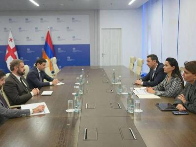 Գևորգ Պապոյանը հանդիպում է ունեցել Վրաստանի էկոնոմիկայի և կայուն զարգացման նախարարի հետ