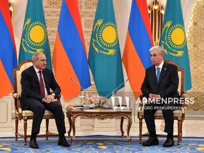 Armenia PM, Kazakhstan president meet in Astana