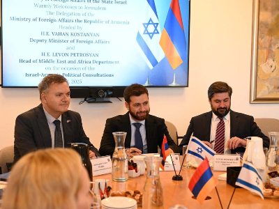Israel National News: Armenia deputy FM’s unusual visit to Israel, tensions behind the scenes