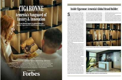 Armenia’s Creative Business Environment Highlighted in Forbes Germany