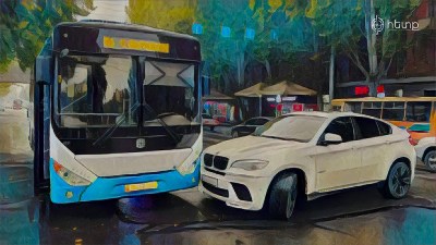 «Этк»: Каждое второе ДТП с участием автобусов мэрии Еревана происходит по вине водителей