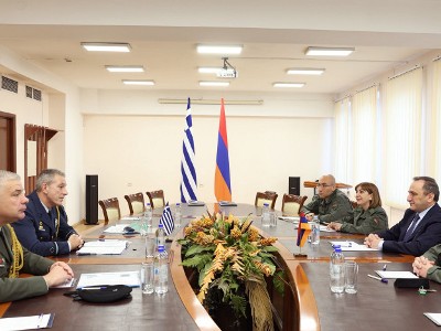 Армения и Греция подписали двустороннюю программу оборонного сотрудничества до 2026 года