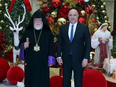 Встреча Арама I и президента Ливана  продлилась больше часа