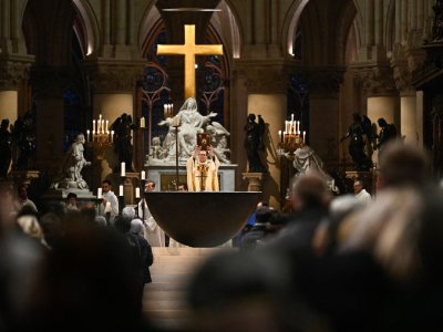 Masked man dances wildly in cathedral during Christmas mass in Germany