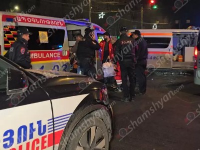 Крупное цепное ДТП в Ереване: двое из пяти пострадавших  - дети