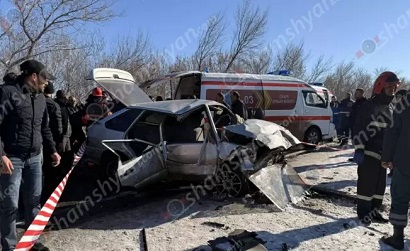 Трагическое ДТП в Ширакской области: погибли 2 человека, трое ранены