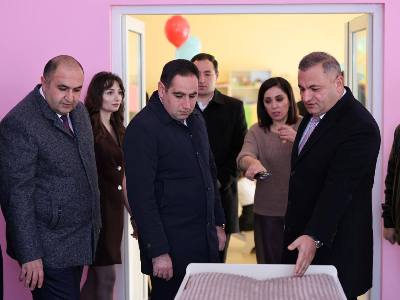Խուդաթյանը ներկա է եղել Բալահովիտ բնակավայրի մանկապարտեզի բացմանը