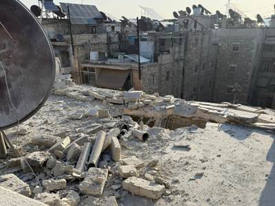 Armenian-populated districts of Syria’s Aleppo suffer material damage from explosions (PHOTOS)